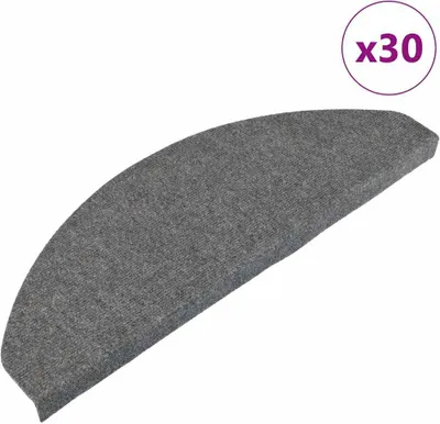 Obrázek produktu pro Samolepicí podložky na schody 30 ks šedé 65x22,5x3,5 cm