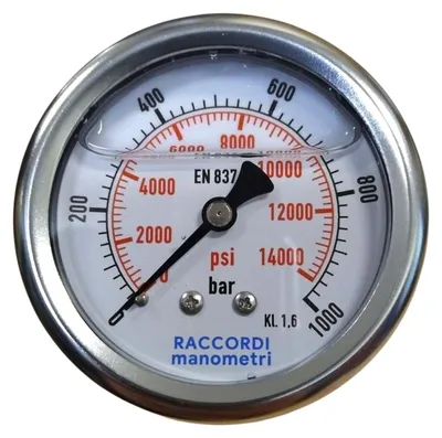 Produktbild von Hinteres Manometer 1000 bar MG3-63 Gewinde 1/4"