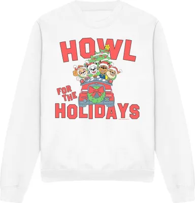 Obrázek produktu pro Paw Patrol - "Howl For The Christmas Holidays" Sweatshirt für Herren/Damen Uni TV12633 (M) (Weiß)