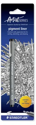 Produktbild von STAEDTLER pigment liner 308 Fineliner Blisterkarte, schwarz, 0,1 mm