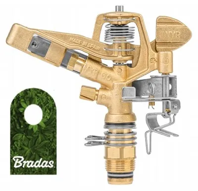 Obrázok produktu pre Bradas Pulzačný Rotujúci Regulovateľný Sprchovací Hlavica Gz 3/4"