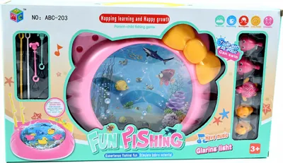 Produktbild von Angelspiel Kinder Elektrisch - Fische Angeln Spielzeug Batteriebetrieben Geschicklichkeitsspiel