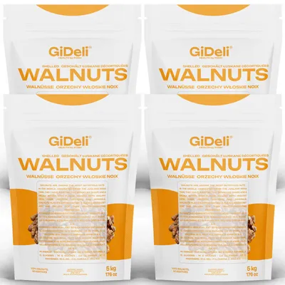 Obrázek produktu pro Vlašské ořechy 20 kg, nesolené, v přírodní kvalitě, neloupané, celé, s obsahem omega-3, značka GiDeli