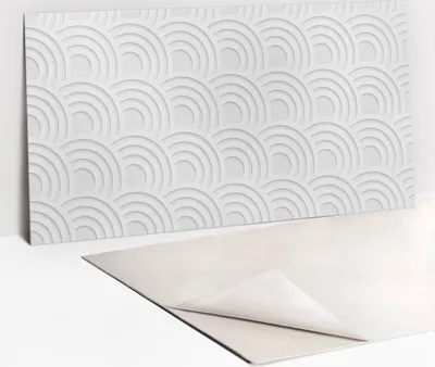 Obrázek produktu pro Ochranný Panel PVC - Samolepicí Vinylové Dlaždice na Stěnu - 100 x 50 - Pravidelná textura
