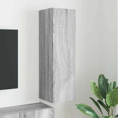 Produktbild von "Schlussverkauf" TV-Wandschrank moderne - Wand Hängeboard - für das Wohnzimmer - Graues Sonoma 30x31x100 cm Holzwerkstoff  C14690