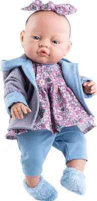 Zdjęcie produktu dla Paola Reina lalka dziewczynka kurtka 42cm - lalka zabawka winylowa