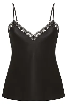 Produktbild von Simone Perele – Damen-Top mit Stickerei Love Me – Farbe Schwarz