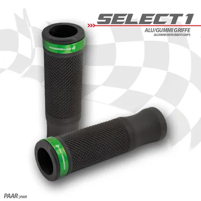 Produktbild von Griffgummiset Select1 7/8-22mm schwarz