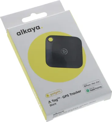 Zdjęcie produktu dla alkaya. | A Tag GPS Tracker Bluetooth Tracker Kompatybilny z Apple „Find my”, czarny