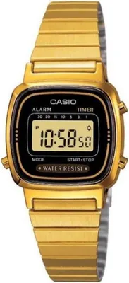 Produktbild von Casio Retro Collection LA670WGA-1DF Damenuhr Chronograph