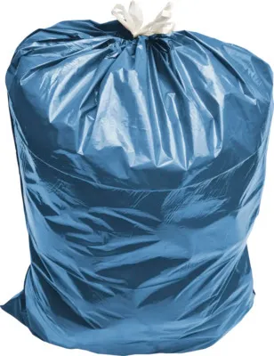 Produktbild von RAKKUUN Müllsäcke Zugband 120 l blau 10 Stück