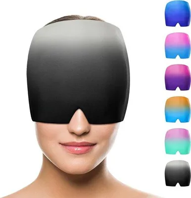 Image de Masques rafraîchissants contre la migraine, réutilisables, soulagement de la douleur