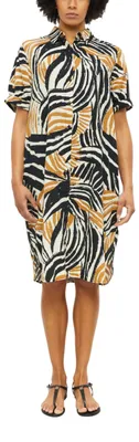 Image de Robe chemisier structurée s.Oliver – Taille 38, référence 84a0, couleur ocre