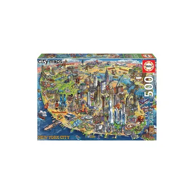 Produktbild von Educa Puzzle. New York City Map 500 Teile