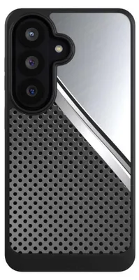 Produktbild von NIVOCASE Hülle für Samsung Galaxy S26  Handyhülle NIVOcore Case Schwarz Carbon Metall Stahl