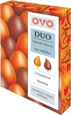 Zdjęcie produktu dla Barwnik do jajek OVO DUO pomarańczowo-brązowy 2x20ml