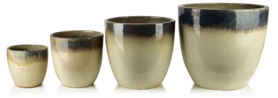 Zdjęcie produktu dla Hevra Komplet 4 Osłonek Ceramicznych44X44X42Cm 35X35X34Cm 27X27X26Cm 20X20X20Cm
