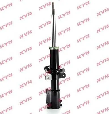 A single car shock absorber on a white background with a repeating watermark.