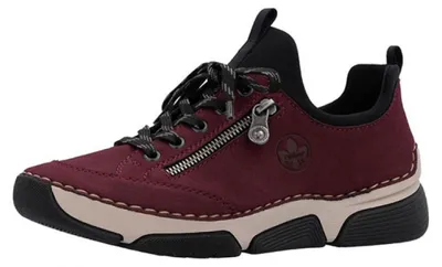 Produktbild von Rieker - Damenslipper - bordeaux/schwarz 4597336 (42/bordeaux/schwarz)