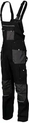 Produktbild von Schwarze Latzhose mit Hosenträgern M