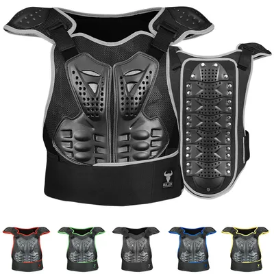 Produktbild von BULLDT Protektorenweste Titan Motorrad protektoren Oberkörperprotektor, Größe:54/XL, Farbe:Grau