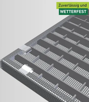 Produktbild von Befestigungsklammern für Lichtschacht-Abdeckung