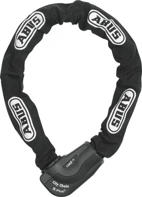 Produktbild von ABUS Kettenschloss Granit CityChain XPlus 1060 – Motorradschloss aus gehärtetem Stahl – 140 cm – Schwarz