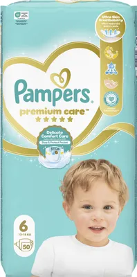 Obrázek produktu pro Pleny Premium Care, velikost 6 (13-18 kg), 50 ks