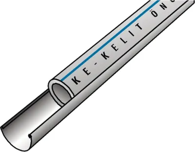 Produktbild von KE Kelit K88 Tragschale, d25mm, Stange mit 3m, 1 Stk.
