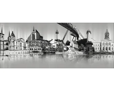 Produktbild von Glasbild Wuppertal Wahrzeichen I 125x50 cm