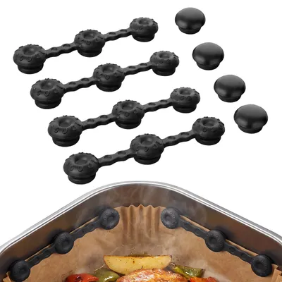 Productafbeelding van Magneten voor Airfryer Bakpapier, 8 Stuks Magnetische Siliconen Accessoires