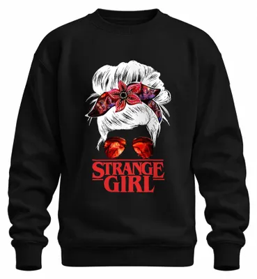 Obrázek produktu pro Strange Girl Stranger Fan Demogorgon Bandana Sunglasses Uni mikina, černá, S