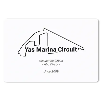 Produktbild von MuchoWow® Mauspad Mousepad Abu Dhabi - F1 - Rennstrecke 27x18 cm - Mousepads - Maus Mat - Pad - Mausunterlage - Büroartikel - Desk Matten