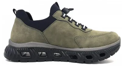 Imagen del producto de Zapatos de mujer Rieker Morelia, mocasines, color verde, para uso diario