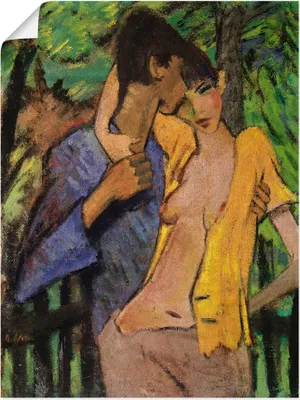 Produktbild von ARTland Poster Liebespaar. 1919 Größe: 45x60 cm