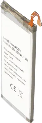 Produktbild von Akku passend für Samsung Galaxy A6 2018, Li-Polymer, 3,8V, 3000mAh, 11,4Wh, built-in, ohne Werkzeug