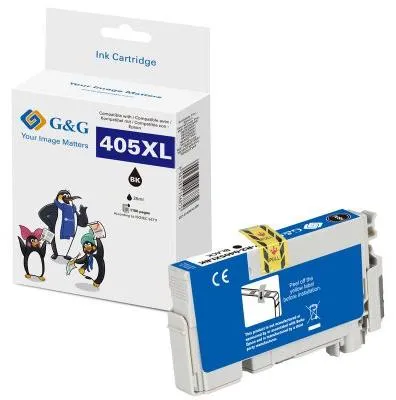 Zdjęcie produktu dla G&G 18590 G&G XL-Druckerpatrone kompatibel mit Epson 405XL BK