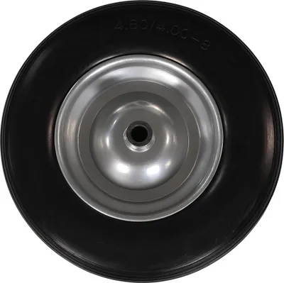 Produktbild von Schubkarrenrad pannensicher Vollgummi PolyurethanErsatzrad 390x95 mm