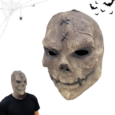 Halloween Totenkopf-Maske – Gruseliges Ghostface-Kostümzubehör