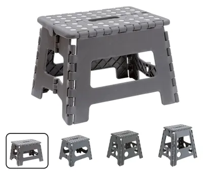 Imagen del producto de ARREGUI TB-022-G: Taburete plegable pequeño | Taburete plegable para niños y adultos | Resistente