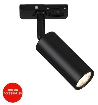 Immagine prodotto di Sistema di binari Briloner Rail, faretto LED, accessori, nero