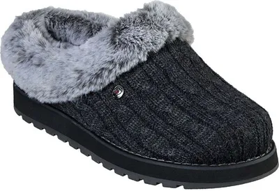 Produktbild von Skechers BOBS Keepsakes Ice Angel Damen Hausschuhe gefüttert  Grau