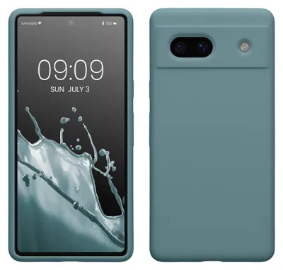 Produktbild von kwmobile Handyhülle für Google Pixel 7a Hülle, für Pixel 7a Case - Hülle Silikon - kabelloses Laden - Antique Stone