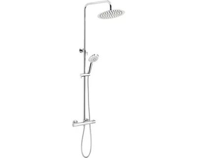 Zdjęcie produktu dla System prysznicowy z baterią termostatyczną Novaservis Pure chrom SET032/TER,0