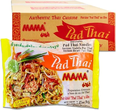 Produktbild von MAMA Instant Reisnudeln - Pad Thai (30x 70g) | Instant Nudeln Stir Fried Flavour