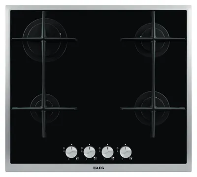 Image de AEG HG694340XB Table de cuisson à gaz encastrable 4 zones
