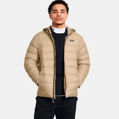 Produktbild von Under Armour Legend Down Hooded Jacket - city khaki, Größe:S