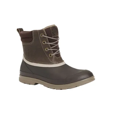 Produktbild von Muck Boots - Damen Gummistiefel "Originals Duck Lace", Leder FS8753 (42 EU) (Blaugrün/Dunkelbraun)