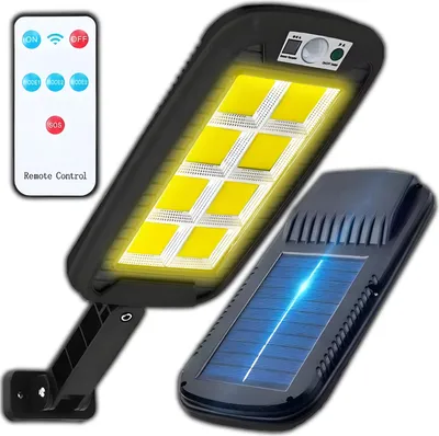 Zdjęcie produktu dla Lampa Solarna Led Latarnia Uliczna Ogrodowa Pilot Czujnik Ruchu Zmierzchu