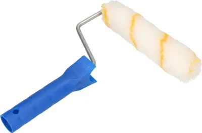 Produktbild von KOTARBAU® Farbroller Gelbfaden 160 mm mit Kunststoffgriff Farbwalze Pinsel Walzenbürste Rollerwalze Rollerpinsel für Anstricharbeiten und Renovierung
